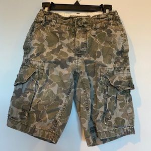 Gap Boys Camo Shorts with pockets adjustable waist